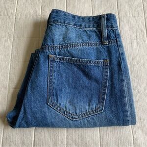 Gianni Bini Womens Lindsay Two Toned Raw Hem Denim Jeans Size Small